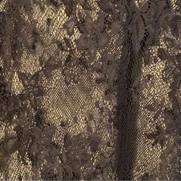 TORRID LACE TOP Stretch Sheer Babydoll High Low Women 30, 6X Black Short - Picture 9 of 15